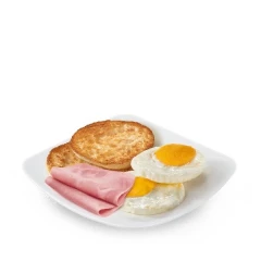 Яичница с ветчиной