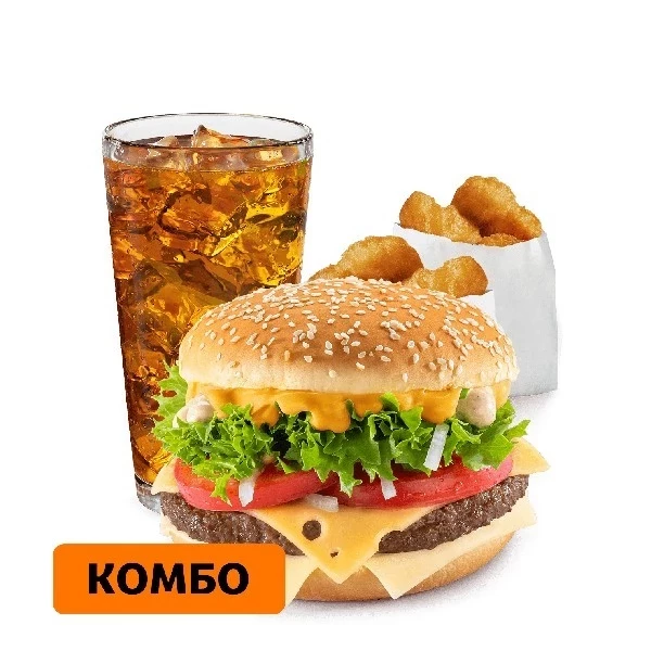 Биг Спешиал Три Сыра Комбо во «Вкусно - и точка» во «Вкусно - и точка»