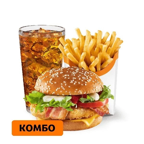 Чикен Премьер Комбо во «Вкусно - и точка» во «Вкусно - и точка»