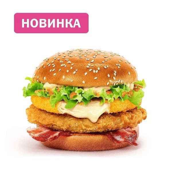 Монблан Бургер с курицей во «Вкусно - и точка» во «Вкусно - и точка»