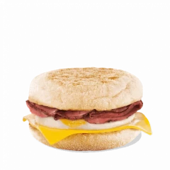 Маффин с яйцом и ростбифом